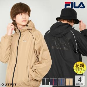 【還元祭クーポン対象】FILA フィラ 裏メッシュブルゾン メンズ アウター ジャケット ナイロン 花粉対策 スポーツウェア トレーニングウ