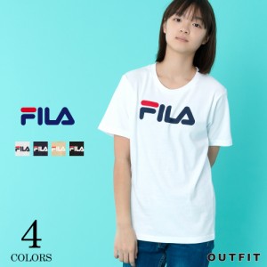 FILA フィラ レディース デカロゴプリントTシャツ 高校生 中学生 小学生 スポーツブランド 女の子 かっこいい かわいい おしゃれ ロゴ ビ