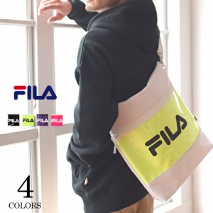 FILA フィラ クリアポケットショルダーバッグ メンズ レディース 斜め掛け バッグ a4 通勤 通学 fm2237 outfit ポイント消化