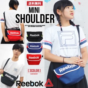 リーボック ショルダーバッグ メンズ レディース 大容量 スポーツブランド Reebok 斜めがけ 斜め掛け サコッシュ ポンプヒューリー おし