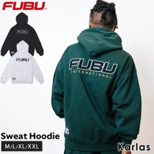 FUBU フブ パーカー メンズ レディース 長袖 スウェット フーディー プルパーカー 裏起毛 トップス ストリート系