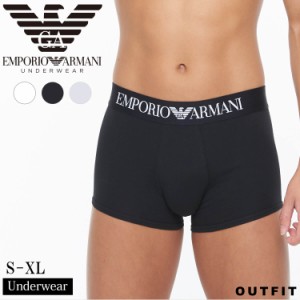 EMPORIO ARMANI エンポリオ アルマーニ パンツ メンズ ボクサーパンツ アンダーウェア 前閉じ 下着 インナー インナーウェア ボクサー ブ