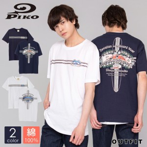 PIKO メンズ プリントTシャツ 男子 タイダイ柄 スポーティー ストリート スポーツブランド outfit