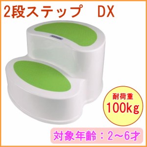 2段ステップ DX 耐荷重100kg 踏み台 フミダイ 踏台 ベビー キッズ 幼児 子供 子ども