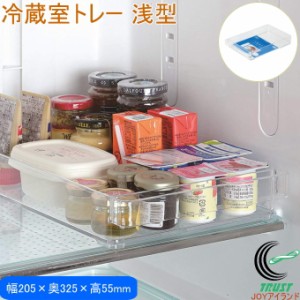 スキット 冷蔵室トレー 浅型 1個 HB-5563 日本製 浅型 冷蔵室 収納 ケース 透明 クリア キッチン 台所 収納用品 キッチン収納 冷蔵庫 