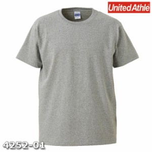 Ｔシャツ 半袖 メンズ オーセンティック スーパーヘビー 7.1oz XXL サイズ ミックスグレー ビック 大きいサイズ 無地 ユナイテッドアスレ