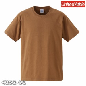 Ｔシャツ 半袖 メンズ オーセンティック スーパーヘビー 7.1oz XXL サイズ ダークキャメル ビック 大きいサイズ 無地 ユナイテッドアスレ