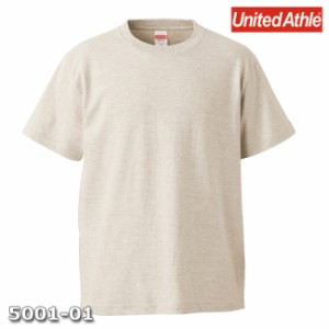 Ｔシャツ 半袖 メンズ ハイクオリティー 5.6oz XXL サイズ オートミール ビック 大きいサイズ 無地 ユナイテッドアスレ CAB