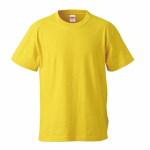 Ｔシャツ 半袖 キッズ 子供服 ハイクオリティー 5.6oz 120 サイズ カナリアイエロー 無地 ユナイテッドアスレ CAB