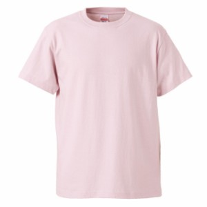 Ｔシャツ 半袖 キッズ 子供服 ハイクオリティー 5.6oz 150 サイズ L ピンク 無地 ユナイテッドアスレ CAB