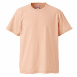 Ｔシャツ 半袖 キッズ 子供服 ハイクオリティー 5.6oz 160 サイズ アプリコット 無地 ユナイテッドアスレ CAB