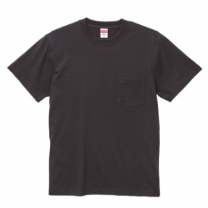 Ｔシャツ 半袖 メンズ ポケット付き ハイクオリティー 5.6oz M サイズ SUMI 無地 ユナイテッドアスレ CAB