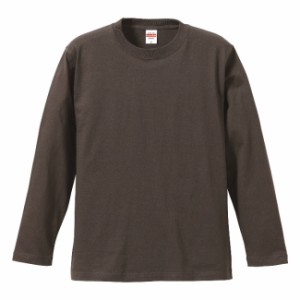 Ｔシャツ 長袖 メンズ ハイクオリティー 5.6oz S サイズ チャコール 無地 ユナイテッドアスレ CAB