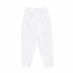 スウェットパンツ スエット キッズ 子供服 裏パイル 10.0oz 150 サイズ ホワイト 無地 ユナイテッドアスレ CAB