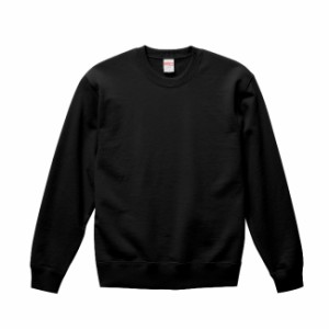 スウェット トレーナー メンズ クルーネック 裏パイル 10.0oz XXXL サイズ ブラック ビック 大きいサイズ 無地 ユナイテッドアスレ CAB