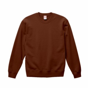 スウェット トレーナー メンズ クルーネック 裏パイル 10.0oz M サイズ D ブラウン 無地 ユナイテッドアスレ CAB