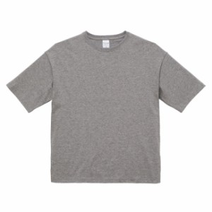 Ｔシャツ 半袖 メンズ ビッグシルエット 5.6oz M サイズ ミックスグレー 無地 ユナイテッドアスレ CAB