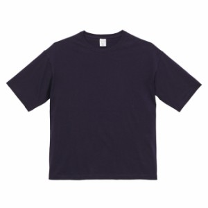 Ｔシャツ 半袖 メンズ ビッグシルエット 5.6oz S サイズ ネイビー 無地 ユナイテッドアスレ CAB