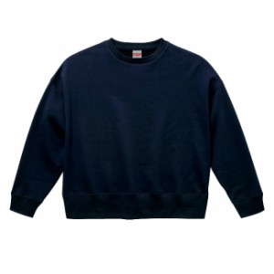 スウェット トレーナー メンズ ビックシルエット 裏起毛 10.0oz M サイズ ネイビー 無地 ユナイテッドアスレ CAB