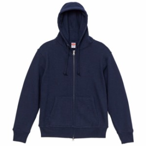 フルジップ パーカー ヘビーウエイト スウェット メンズ 裏パイル 12.7oz L サイズ ネイビー 無地 ユナイテッドアスレ CAB