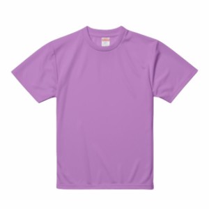 Ｔシャツ 半袖 キッズ 子供服 ドライ アスレチック 4.1oz 130 サイズ ラベンダー 無地 ユナイテッドアスレ CAB