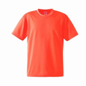 Ｔシャツ 半袖 キッズ 子供服 ドライ アスレチック 4.1oz 130 サイズ 蛍光オレンジ 無地 ユナイテッドアスレ CAB