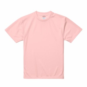 Ｔシャツ 半袖 キッズ 子供服 ドライ アスレチック 4.1oz 120 サイズ ベビーピンク 無地 ユナイテッドアスレ CAB