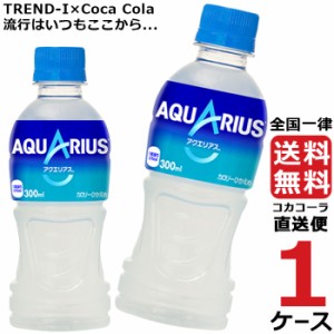 アクエリアス 300ml PET 1ケース × 24本 合計 24本 送料無料 コカコーラ社直送 最安挑戦