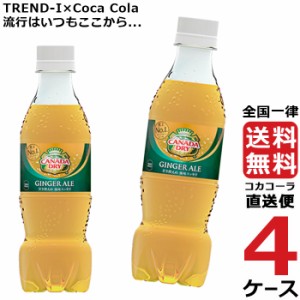 カナダドライ ジンジャーエール PET 350ml ペットボトル 4ケース × 24本 合計 96本 送料無料 コカコーラ 社直送 最安挑戦