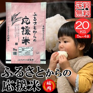 米20kg 米 お米 20kg ふるさと応援米 5kg×4袋 セット 送料無料 こめ 白米 精米 小分け ブレンド米