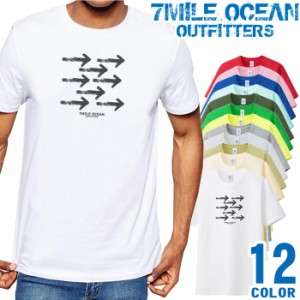 メンズ Tシャツ 半袖 プリント アメカジ 大きいサイズ 7MILE OCEAN グラフィック