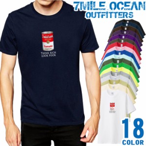 メンズ Tシャツ 半袖 プリント アメカジ 大きいサイズ 7MILE OCEAN トマト缶