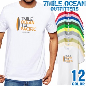メンズ Tシャツ 半袖 プリント アメカジ 大きいサイズ 7MILE OCEAN サーフィン