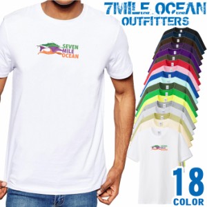 メンズ Tシャツ 半袖 プリント アメカジ 大きいサイズ 7MILE OCEAN グラフィック