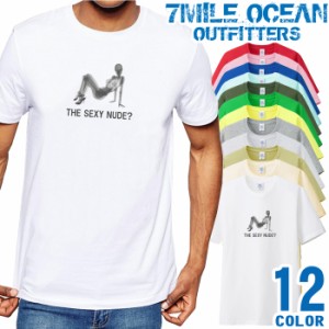 メンズ Tシャツ 半袖 プリント アメカジ 大きいサイズ 7MILE OCEAN セクシー