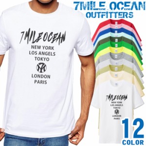 メンズ Tシャツ 半袖 プリント アメカジ 大きいサイズ 7MILE OCEAN ストリート