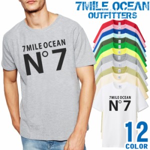 メンズ Tシャツ 半袖 プリント アメカジ 大きいサイズ 7MILE OCEAN ストリート