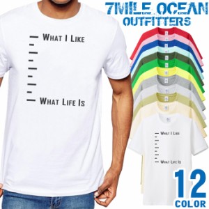 メンズ Tシャツ 半袖 プリント アメカジ 大きいサイズ 7MILE OCEAN ロゴ ワンポイント