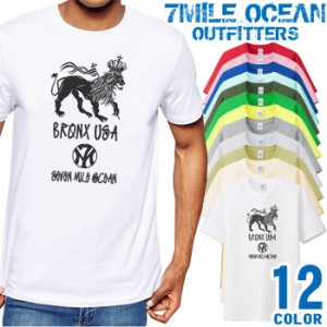 メンズ Tシャツ 半袖 プリント アメカジ 大きいサイズ 7MILE OCEAN ストリート NY