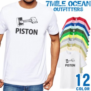 メンズ Tシャツ 半袖 プリント アメカジ 大きいサイズ 7MILE OCEAN PISTON
