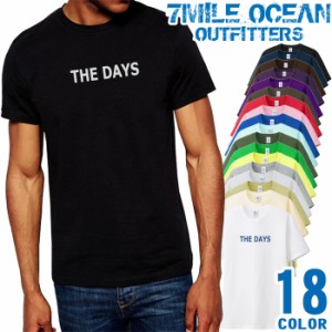 メンズ Tシャツ 半袖 プリント アメカジ 大きいサイズ 7MILE OCEAN ロゴ ワンポイント