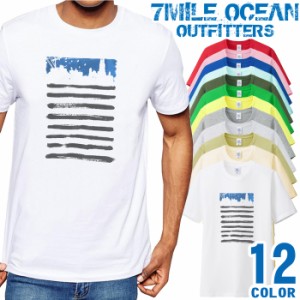 メンズ Tシャツ 半袖 プリント アメカジ 大きいサイズ 7MILE OCEAN グラフィック