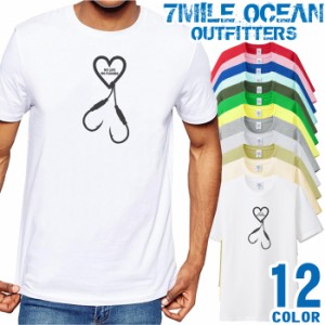 メンズ Tシャツ 半袖 プリント アメカジ 大きいサイズ 7MILE OCEAN 釣り フィッシング