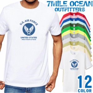 メンズ Tシャツ 半袖 プリント アメカジ 大きいサイズ 7MILE OCEAN ミリタリー