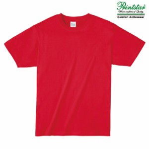 メンズ tシャツ 半袖 ライトウェイト 4.0オンス 無地 レッド M サイズ 083-BBT