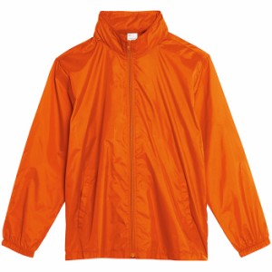 メンズ ビックサイズ 大きいサイズ ブルゾン ジャケット ウィンドブレーカー 無地 オレンジ フリーサイズ 00088-nfw
