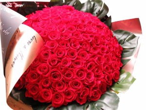 プロポーズ 赤バラ 100本 花束 プリザーブドフラワー 赤バラ 花束 赤バラ100本使用 プリザーブドフラワー 枯れない花束