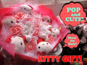 誕生日プレゼント キティ 花束 ギフト キティいっぱい６個入り サプライズ 彼女 記念日 恋人 人気 プロポーズ 翌日配送可
