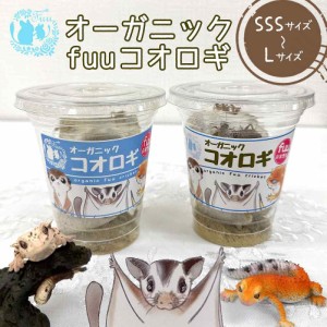 fuu オーガニックfuuコオロギ SSS〜Lサイズ 生餌 生き餌 活き餌 活エサ 小動物 爬虫類 両生類 ごはん おやつ ヨーロッパイエコオロギ