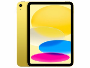 【新古品】iPad 10.9インチ 第10世代 Wi-Fi 64GB イエロー MPQ23J/A